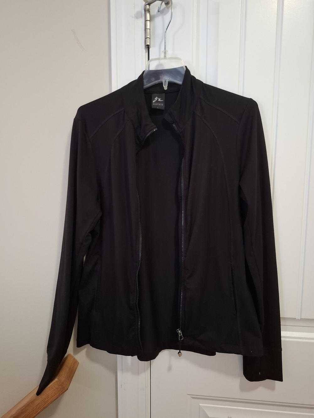 ZX Platinum Black Women's Zip Jacket
